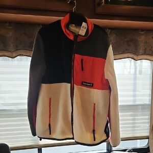 Timberland Men's Fleece Jacket - Black, Red, White